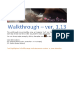 Walkthrough - Ver. 1.13: Text Highlighted in Bold Orange Indicates Extra Content or Your Attention