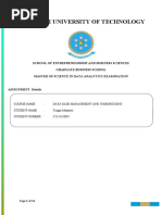 Database and Data warehouse Assignment 1