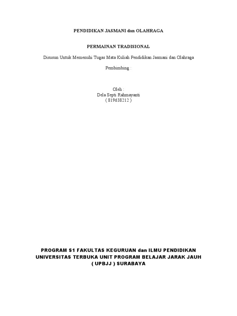 Permainan Tradisional
