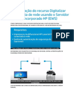 Configurar digitalizar pasta rede EWS HP