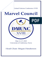 Davis Model United Nations Conference XVIII: Marvel Council