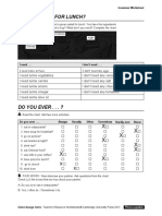 Inter Intro Grammar Worksheet 9-12