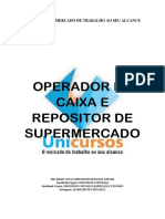 Apostila Unicursos Op. de Caixa e Repositor de Super. 2020
