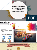 Tipos de Transporte Logística Internacional