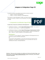 Guide Du Consultant Développement Et Intégration Sage X3