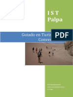 Guiado en Turismo No Convencional. Paul CATACORA Ramírez Carrera Guía Oficial de Turismo. I S T Palpa