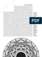 Sopa de Letras Mandalas 1