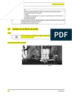 Procedimiento Cambio de Filtros de Aceite