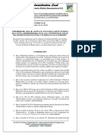 reglamento Acuerdo 009 Reglamento JAL Continente el Pailon