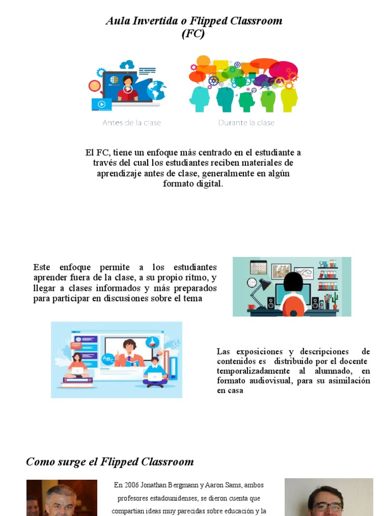 Aula Invertida o Flipped Classroom (FC | PDF | Teoría de la educación ...