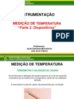 Medição de Temperatura 2 - Instrumentação