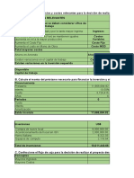 Ejercicios de Flujo de Caja e Indicadores - Proyectos