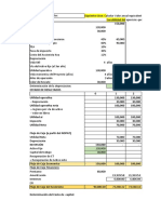 Análisis de inversion y sensibilidad de proyecto