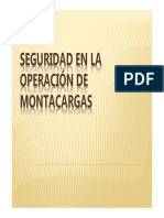 Operación de Montacargas