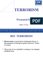 Bio Terrorism: Presented by