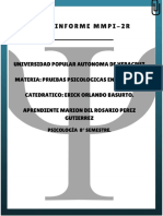 Autoinforme MMPI-2R