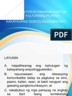 Kakayahang Sosyolingguwistiko PDF