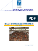 PLAN D AFFAIRES STANDARD FERME AVICOLE