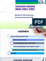 Pengawasan Sarana Distribusi Obat (PBF) 161220