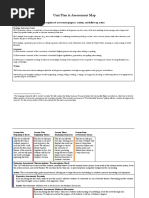 Unit Plan and Assessment Map