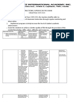 Instructional Supervisory Plan For ED 22