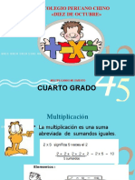 Multiplicando Cuarto Año