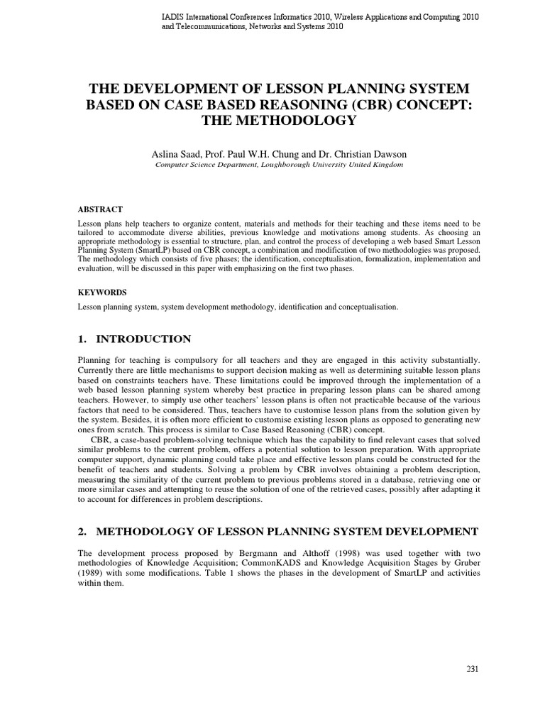The Development of Lesson Planning Syste | PDF | Lesson Plan | Teachers