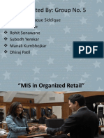 MIS in Organised Retail
