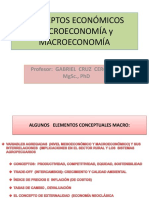 Conferencia Elementos Sobre Micro y Macroeconomía