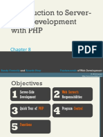 Ch 08 Introduction to Server-Side Development With PHP