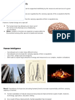 Human Niches and Populations