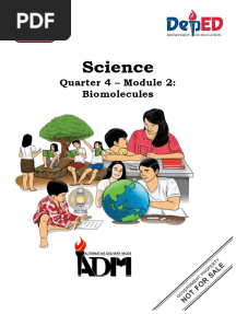 Science: Quarter 4 - Module 2: Biomolecules