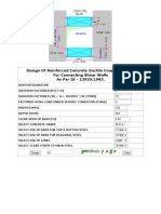 Design of Reinforced Concrete Ductile Coupling Beam As Per IS - 13920