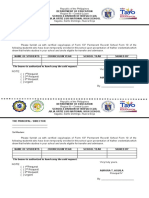 SF10 - ForM137 Request Form