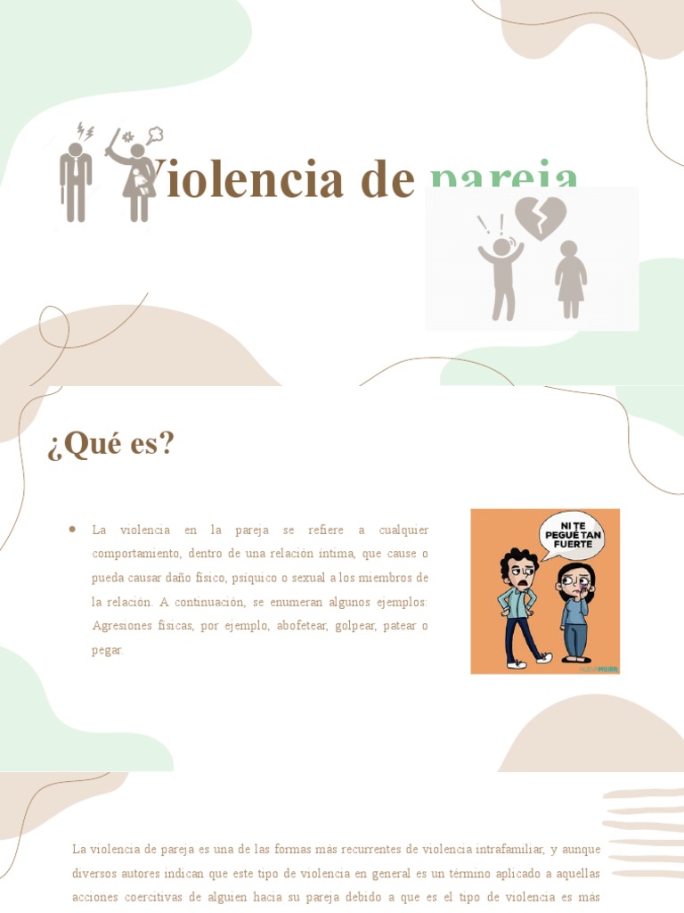 Tipos y consecuencias de la violencia de pareja | PDF | Violencia ...