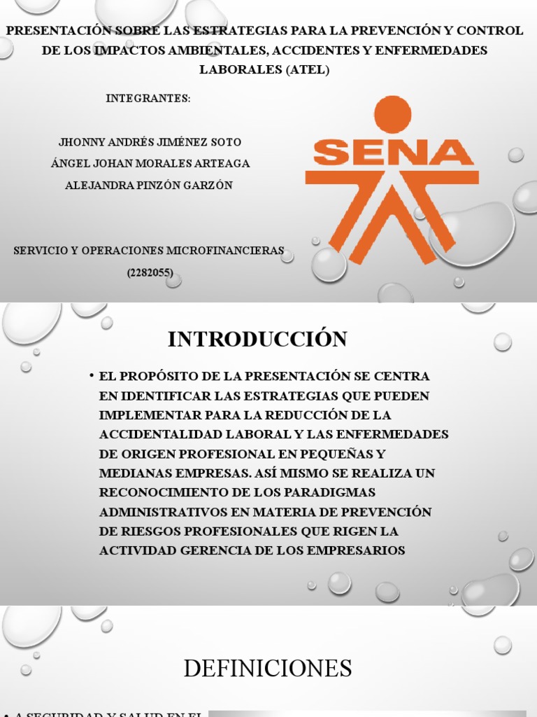 Prevención de Riesgos Laborales y Ambientales | PDF | Residuos ...