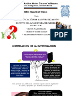 JUSTIFICACION DE LA INVESTIGACIÓN