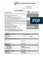 PRD Requirements Checklist For Non Trade Supplier Accreditation 2011 1