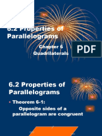 6.2 Properties of Parallelograms: Quadrilaterals