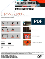 Application Instructions - FlexCut Sweet
