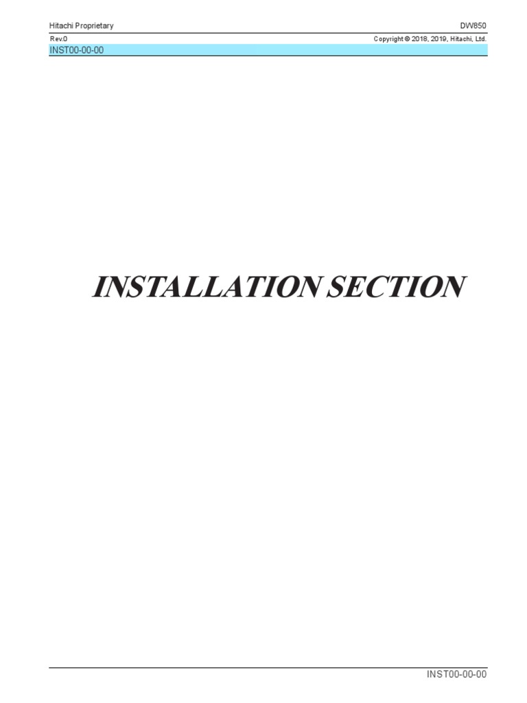 Installation Section: INST00-00-00 | PDF | Flash Memory | Computer Data ...