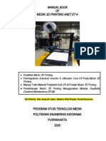 Manual Pengoprasian Mesin 3d Printing