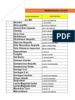 Plan de Medicamentos