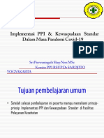 Implementasi PPI & Kewaspadaan PPI Dalam Masa Pandemi Covid - 19