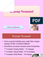 Konsep Neonatal