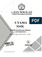 Soal Kejuruan Otomotif 2019-2020