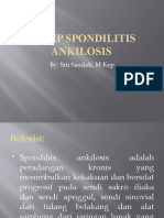 Askep Spondilitis Ankilosis