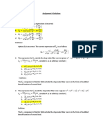 Assignment 4 Solutions