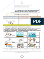 1 Fichas Español - 1er Grado - Junio