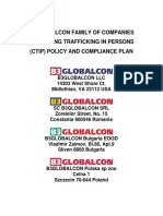 B3Globalcon Family of Companies Combating Trafficking in Persons (Ctip) Policy and Compliance Plan